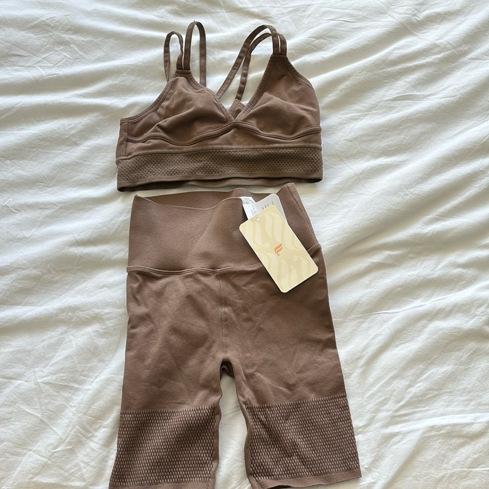 Biker shorts set